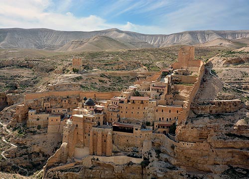 Judean desert from Jerusalem